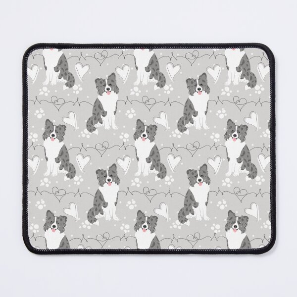 Item preview, LOVE Blue Merle Border Collie designed and sold by Lulupainting.