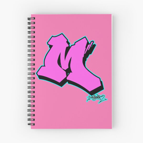 Item preview, PINK LETTER M BY ESONE URBAN GRAFFITI STREET STYLE  designed and sold by GraffitiBomberZ.