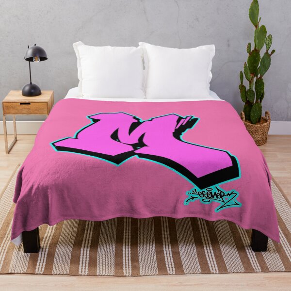 Item preview, PINK LETTER M BY ESONE URBAN GRAFFITI STREET STYLE  designed and sold by GraffitiBomberZ.