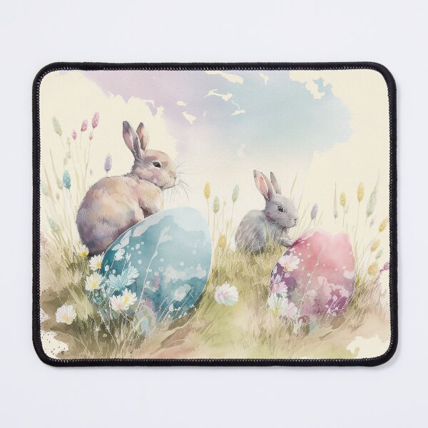Item preview, Easter Bunny with Easter Eggs designed and sold by The-Fox-Hole.