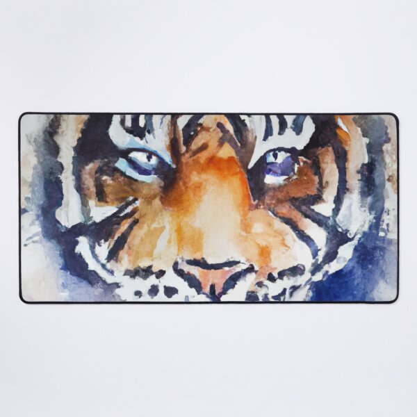 Item preview, Tiger Screen , Fear The Tiger , Watercolor Painting designed and sold by Color-Me-Blue.