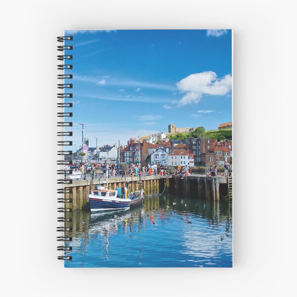 Item preview, Whitby Harbour In Summer designed and sold by Alisonchambers2.