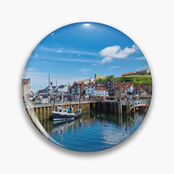 Item preview, Whitby Harbour In Summer designed and sold by Alisonchambers2.