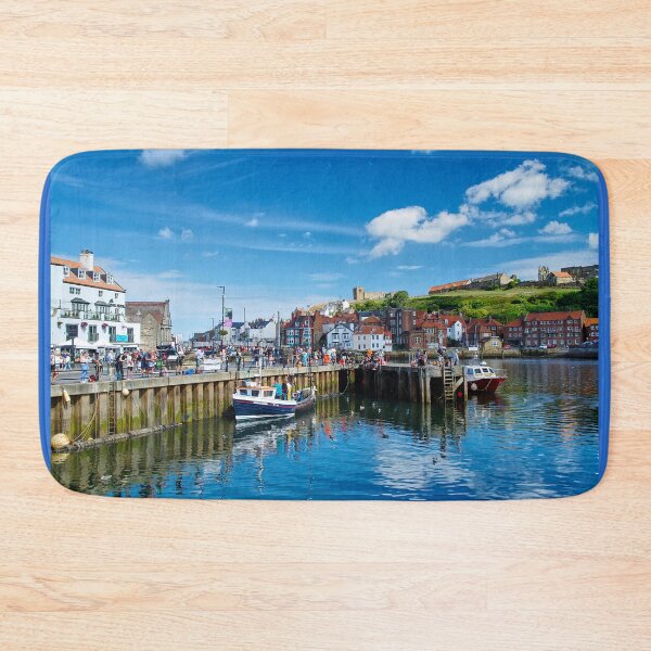 Item preview, Whitby Harbour In Summer designed and sold by Alisonchambers2.