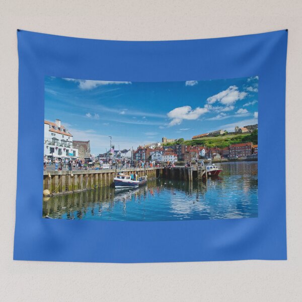 Item preview, Whitby Harbour In Summer designed and sold by Alisonchambers2.