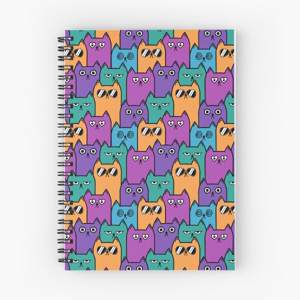 Item preview, Colorful Cat Moods designed and sold by BuBuchi.