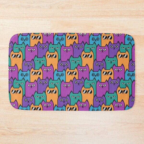 Item preview, Colorful Cat Moods designed and sold by BuBuchi.