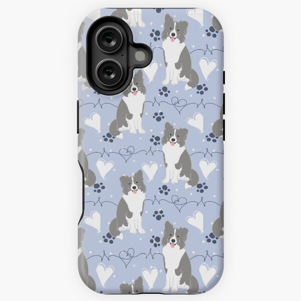 Vista previa del artículo con la obra «AMOR Border Collie azul», diseñado y vendido por Lulupainting.