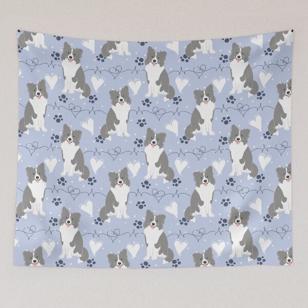 Item preview, LOVE Blue Border Collie designed and sold by Lulupainting.