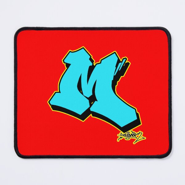 Item preview, BLUE LETTER M BY ESONE URBAN GRAFFITI STREET STYLE  designed and sold by GraffitiBomberZ.