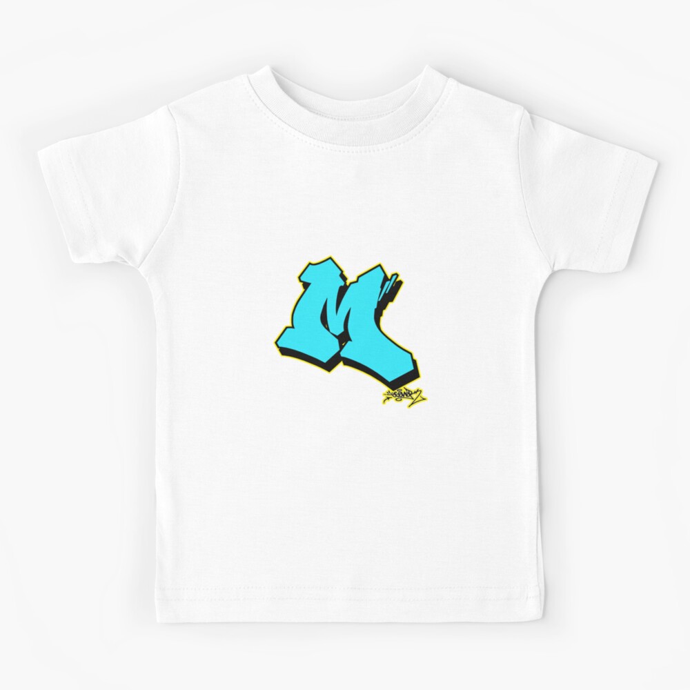 BLUE LETTER R BY ESONE URBAN GRAFFITI STREET STYLE  Kids T-Shirt for Sale  by GraffitiBomberZ