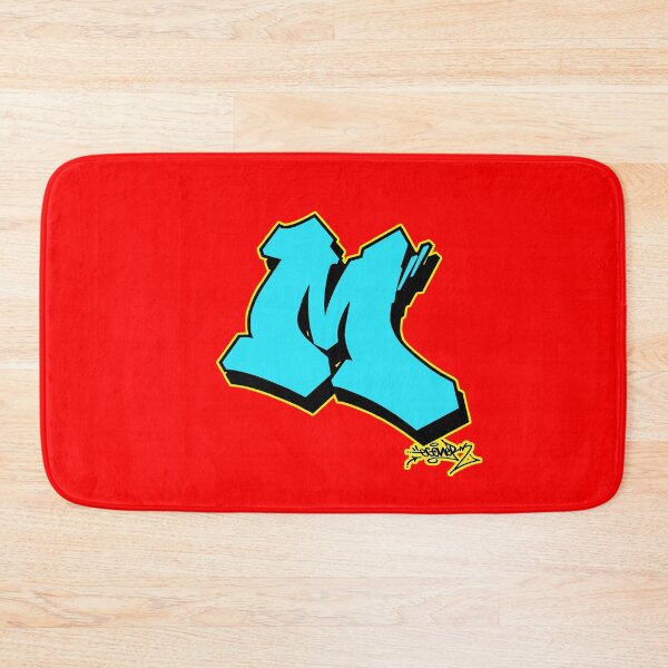Item preview, BLUE LETTER M BY ESONE URBAN GRAFFITI STREET STYLE  designed and sold by GraffitiBomberZ.