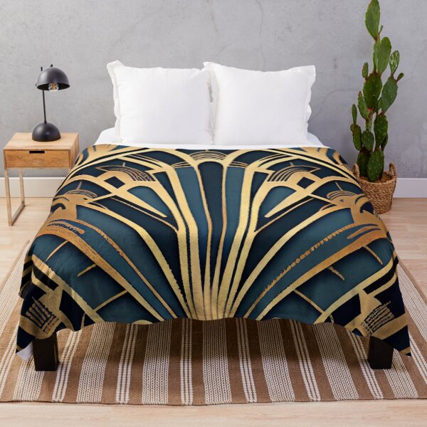 Item preview, Muted Art Deco Pattern Digital Painting designed and sold by CodeAndColors.