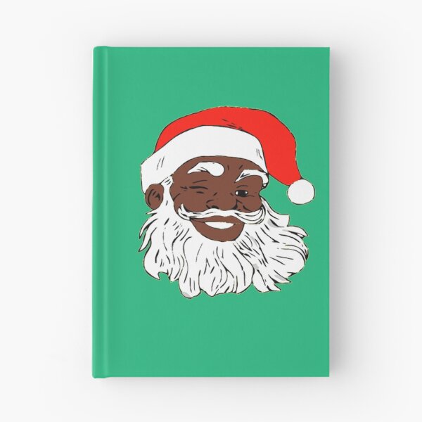 Item preview, Winking Black Santa Claus Christmas XMAS designed and sold by funnytshirtemp.