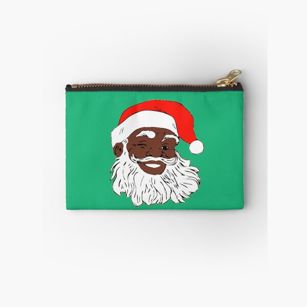 Item preview, Winking Black Santa Claus Christmas XMAS designed and sold by funnytshirtemp.