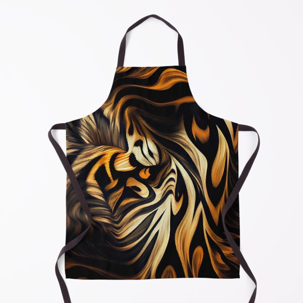 Item preview, Furry Formal Elegant Impressionist Intense Animal Pattern Digital Painting designed and sold by CodeAndColors.