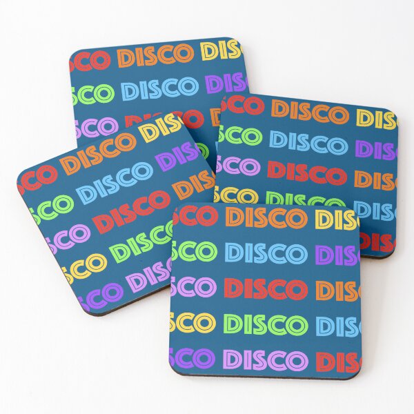 Item preview, Typographic Disco Pattern ( Rainbow Colours) designed and sold by Adam Regester.