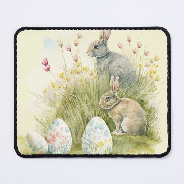 Item preview, Easter Bunny with Easter Eggs designed and sold by The-Fox-Hole.