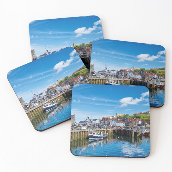 Item preview, Whitby Harbour In Summer designed and sold by Alisonchambers2.