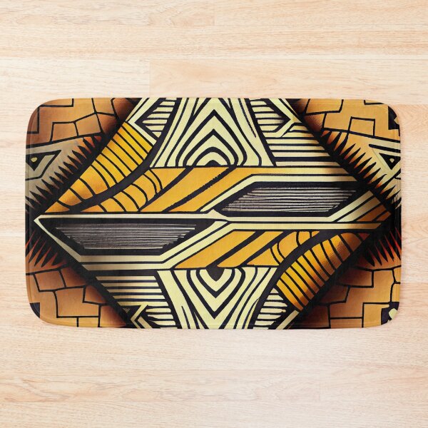 Item preview, Sketched Light African Pattern Digital Painting designed and sold by CodeAndColors.