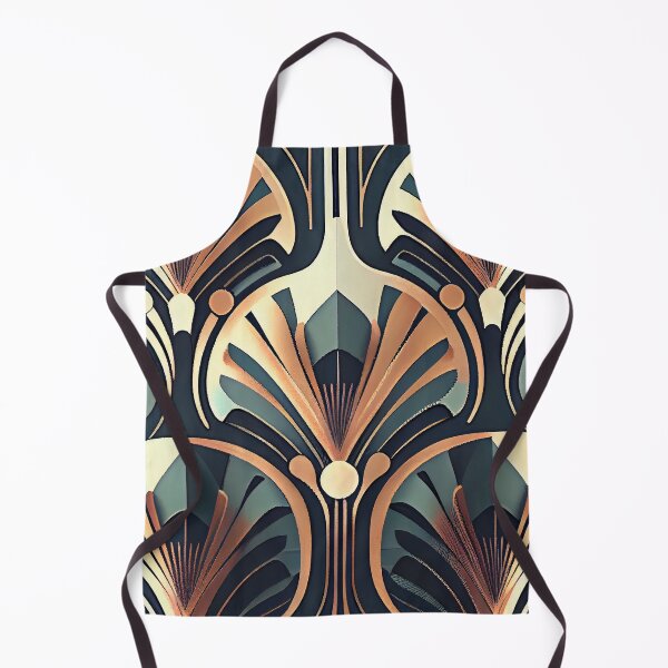 Item preview, Muted Art Deco Pattern Digital Painting designed and sold by CodeAndColors.