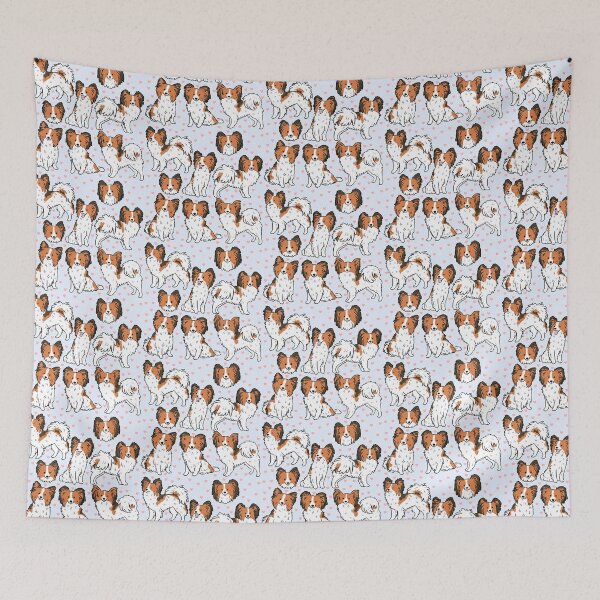 Item preview, Papillon cute illustration  designed and sold by Yarafantasyart.