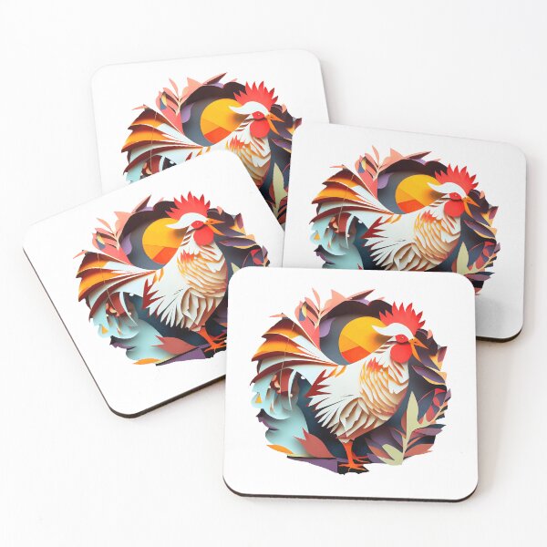 Item preview, Rooster - The Cut-Out Collection designed and sold by FiveIntentions.