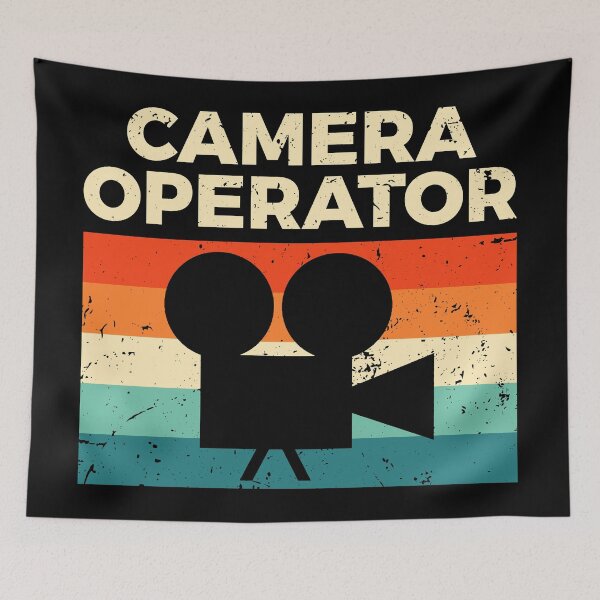 Item preview, Camera Operator Retro Vintage designed and sold by NestaReign.