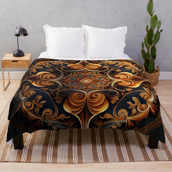 Item preview, Energetic Baroque Elegant Circular Transitional Pattern Digital Painting designed and sold by CodeAndColors.