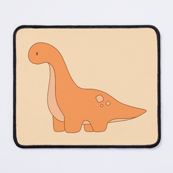 Item preview, Simple orange diplodocus designed and sold by Cindermoon.