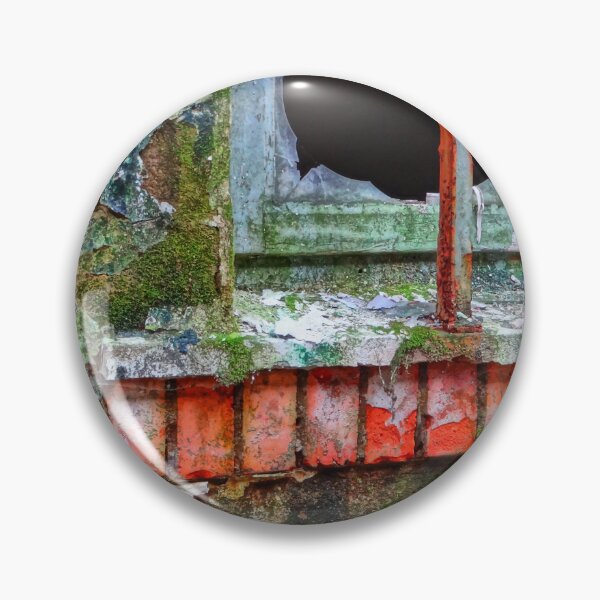 Item preview, Urbex Photography | Colorful windowsill in abandoned factory designed and sold by Cora Wirth.