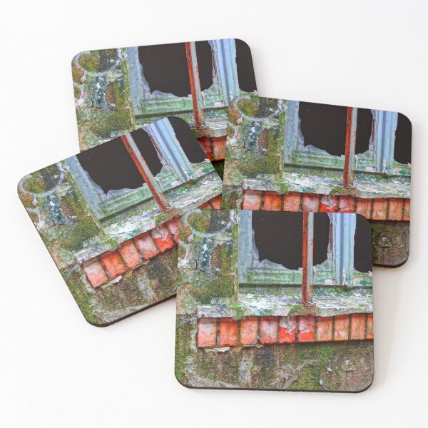 Item preview, Urbex Photography | Colorful windowsill in abandoned factory designed and sold by Cora Wirth.