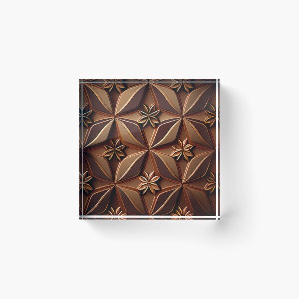 Artikelvorschau, Brown Pattern Digital Painting entworfen und verkauft von CodeAndColors.