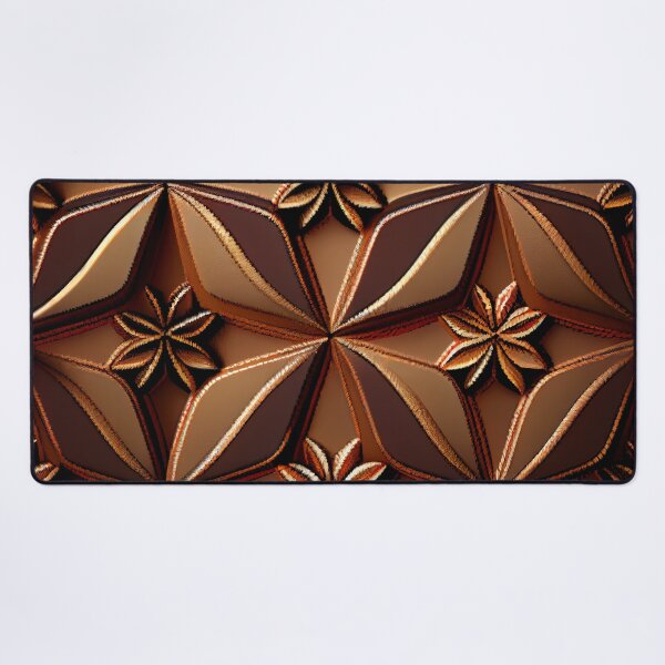 Item preview, Brown Pattern Digital Painting designed and sold by CodeAndColors.