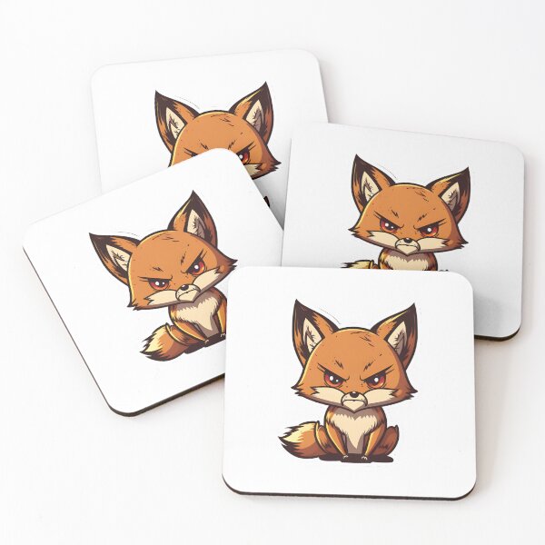 Item preview, Fierce Fox Sticker - Bold Animal Illustration Decal designed and sold by Rinomano.