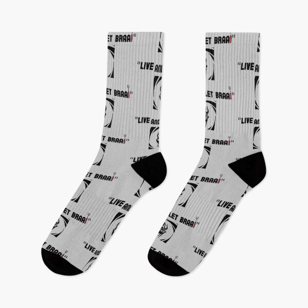 Item preview, Live and let braai (black) designed and sold by SolidEarthArt.