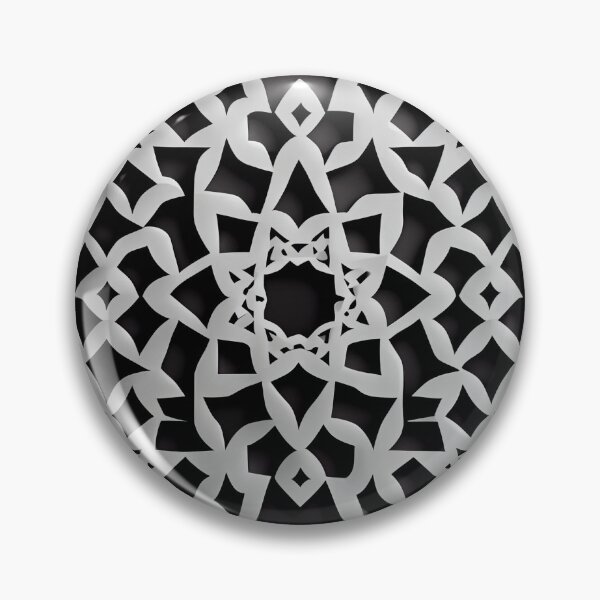 Artikelvorschau, Monochromatic Moroccan Pattern Digital Painting entworfen und verkauft von CodeAndColors.