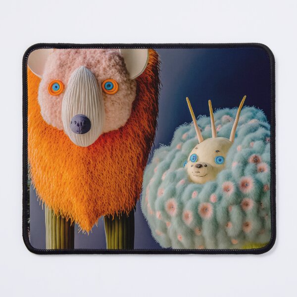 Item preview, Fluffy Stuffy monster designed and sold by tinkertailorart.