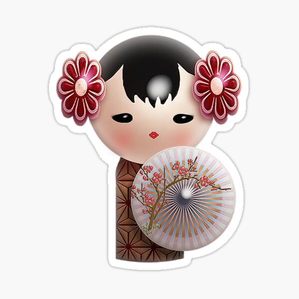 Item preview, Kokeshi doll 5 by Maxine gadd  designed and sold by Maxine Gadd.