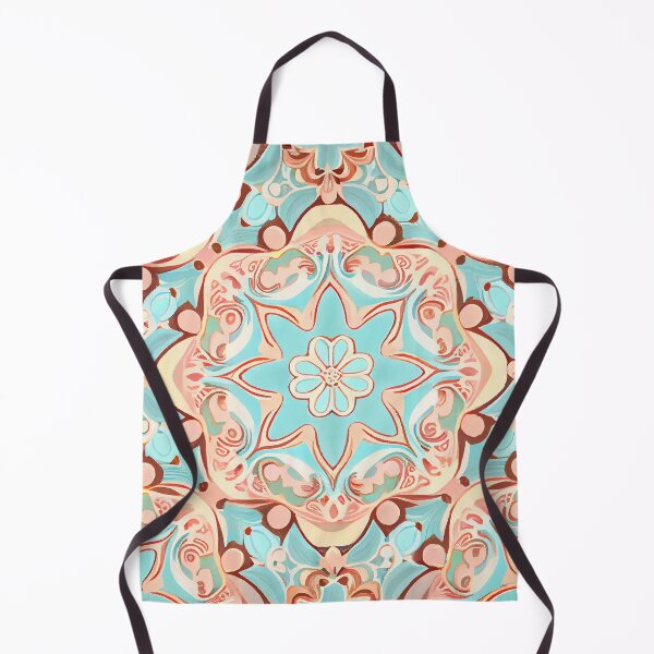 Artikelvorschau, Pastel Delicate New Mediterranean Pattern Digital Painting entworfen und verkauft von CodeAndColors.