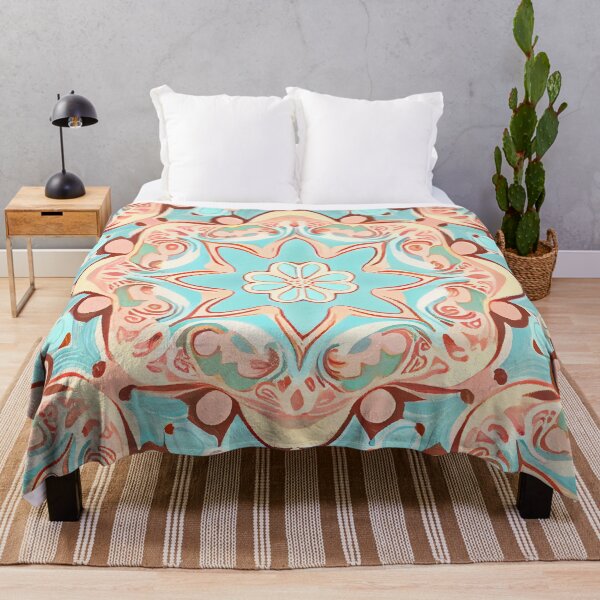 Item preview, Pastel Delicate New Mediterranean Pattern Digital Painting designed and sold by CodeAndColors.