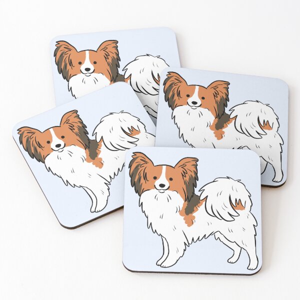 Item preview, Papillon dog cute illustration  designed and sold by Yarafantasyart.