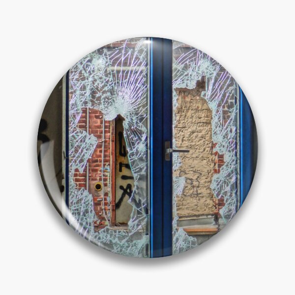 Item preview, Urbex Photography | Broken window with a view designed and sold by Cora Wirth.