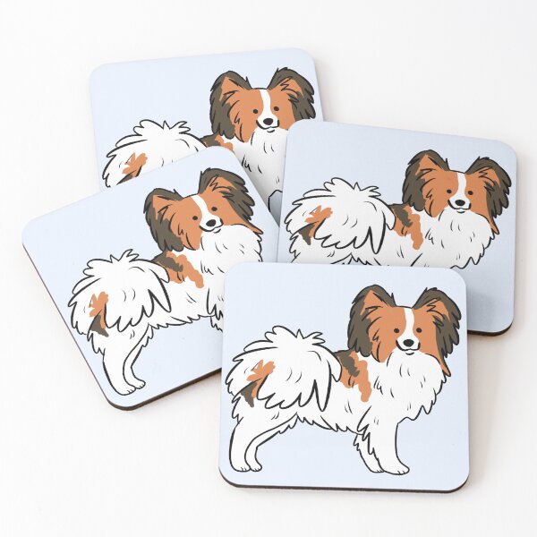 Item preview, Papillon dog cute illustration  designed and sold by Yarafantasyart.