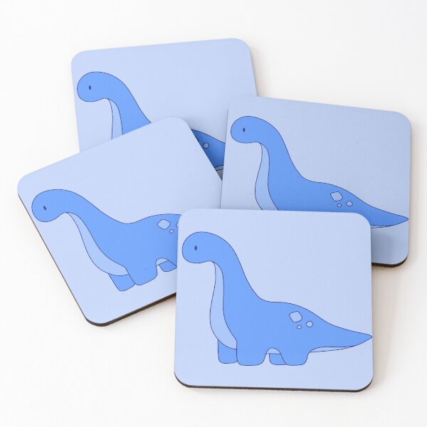 Item preview, Simple dark blue dinosaur designed and sold by Cindermoon.