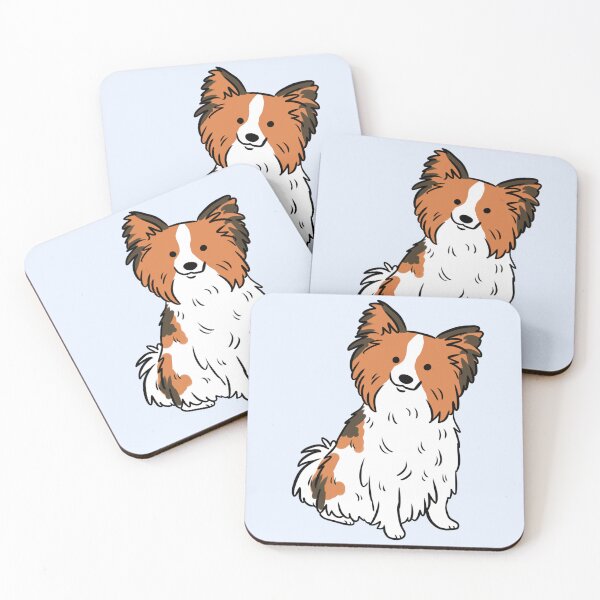 Item preview, Papillon dog cute illustration  designed and sold by Yarafantasyart.