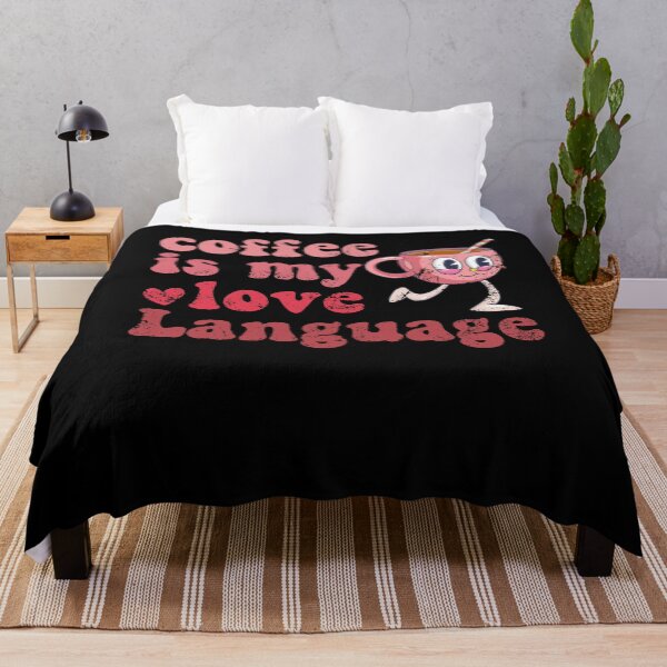 Item preview, Groovy Retro Coffee Is My Love Language Coffee Valentines Day designed and sold by iliasjeff.