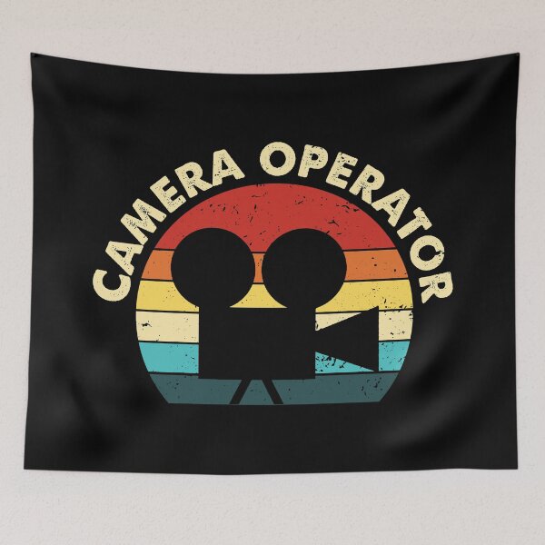 Item preview, Camera Operator Vintage Retro designed and sold by NestaReign.