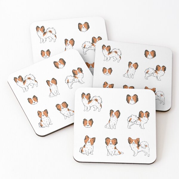 Item preview, Papillon dog cute illustration  designed and sold by Yarafantasyart.