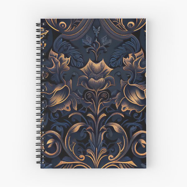 Item preview, Dark Classic Maximalist Pattern Digital Painting designed and sold by CodeAndColors.